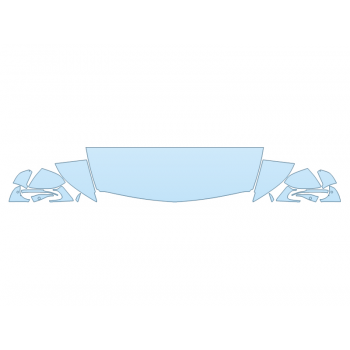 PAINT PROTECTION KIT - 2023 CADILLAC LYRIQ TECH HOOD FENDERS MIRRORS 18 INCH (WRAPPED EDGES) - PRECUT PPF CLEAR BRA WRAP