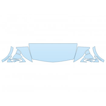 PAINT PROTECTION KIT - 2023 CADILLAC LYRIQ TECH HOOD FENDERS MIRRORS 24 INCH (WRAPPED EDGES) - PRECUT PPF CLEAR BRA WRAP