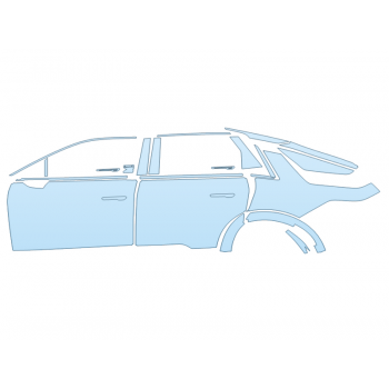 PAINT PROTECTION KIT - 2023 CADILLAC LYRIQ TECH DRIVER SIDE - PRECUT PPF CLEAR BRA WRAP