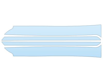 PAINT PROTECTION KIT - 2023 CADILLAC LYRIQ TECH A PILLARS - PRECUT PPF CLEAR BRA WRAP