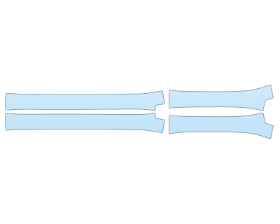 PAINT PROTECTION KIT - 2023 CADILLAC LYRIQ TECH DOOR SILLS - PRECUT PPF CLEAR BRA WRAP
