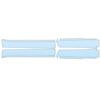 PAINT PROTECTION KIT - 2023 CADILLAC LYRIQ TECH ROCKERS - PRECUT PPF CLEAR BRA WRAP