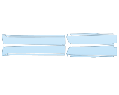 PAINT PROTECTION KIT - 2023 CADILLAC LYRIQ TECH ROCKERS - PRECUT PPF CLEAR BRA WRAP