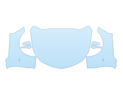 PAINT PROTECTION KIT - 2023 CHEVROLET CAMARO RS FULL HOOD FENDERS MIRRORS(WRAPPED EDGES) - PRECUT PPF CLEAR BRA WRAP