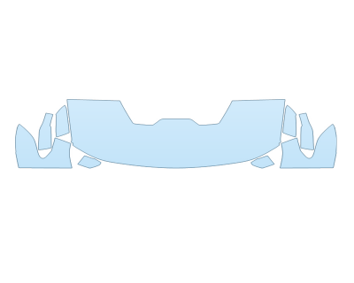 PAINT PROTECTION KIT - 2023 CHEVROLET COLORADO ZR2 HOOD FENDERS MIRRORS 24 INCH (WRAPPED EDGES) - PRECUT PPF CLEAR BRA WRAP