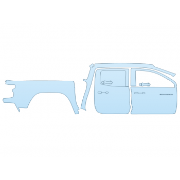 PAINT PROTECTION KIT - 2023 CHEVROLET COLORADO ZR2 PASSENGER SIDE - PRECUT PPF CLEAR BRA WRAP