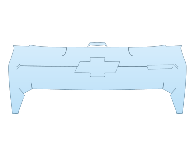 PAINT PROTECTION KIT - 2023 CHEVROLET COLORADO ZR2 GRILL - PRECUT PPF CLEAR BRA WRAP