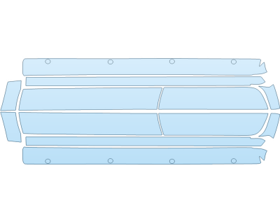 PAINT PROTECTION KIT - 2023 CHEVROLET COLORADO ZR2 ROCKERS - PRECUT PPF CLEAR BRA WRAP
