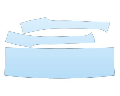 PAINT PROTECTION KIT - 2023 CHEVROLET COLORADO ZR2 ROOF PILLARS - PRECUT PPF CLEAR BRA WRAP