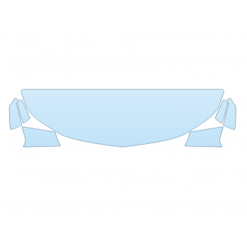 PAINT PROTECTION KIT - 2023 CHEVROLET EQUINOX L HOOD FENDERS MIRRORS 24 INCH (WRAPPED EDGES) - PRECUT PPF CLEAR BRA WRAP