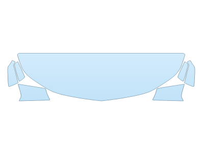 PAINT PROTECTION KIT - 2023 CHEVROLET EQUINOX L HOOD FENDERS MIRRORS 24 INCH (WRAPPED EDGES) - PRECUT PPF CLEAR BRA WRAP