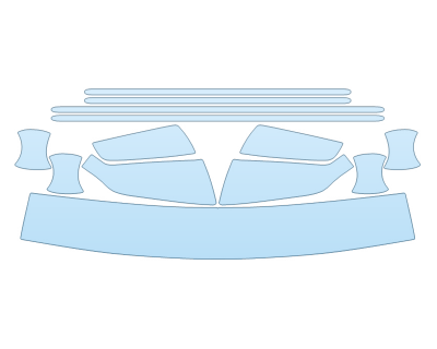 PAINT PROTECTION KIT - 2023 CHEVROLET EQUINOX L REAR BUMPER MIRRORS DOOR CUPS DOOR EDGES - PRECUT PPF CLEAR BRA WRAP