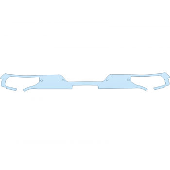 PAINT PROTECTION KIT - 2023 CHEVROLET SILVERADO 1500 LT REAR BUMPER WITH SENSORS - PRECUT PPF CLEAR BRA WRAP