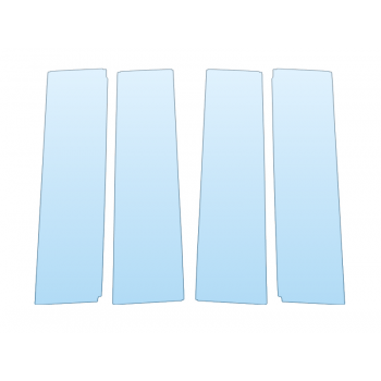 PAINT PROTECTION KIT - 2023 CHEVROLET SILVERADO 1500 LT B PILLARS - PRECUT PPF CLEAR BRA WRAP