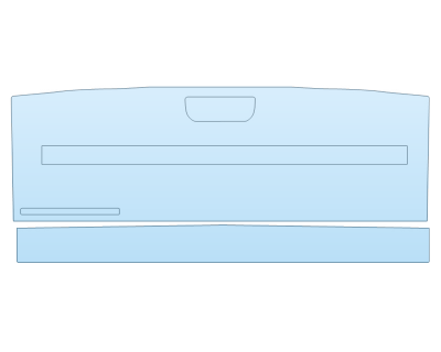 PAINT PROTECTION KIT - 2023 CHEVROLET SILVERADO 1500 LT TAILGATE KIT - PRECUT PPF CLEAR BRA WRAP