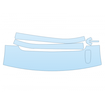 PAINT PROTECTION KIT - 2023 CHEVROLET SILVERADO 1500 LT TRAILBOSS ROOF PILLARS - PRECUT PPF CLEAR BRA WRAP