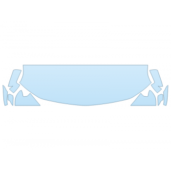 PAINT PROTECTION KIT - 2023 CHEVROLET SILVERADO 1500 LTZ HOOD FENDERS MIRRORS 24 INCH (WRAPPED EDGES) - PRECUT PPF CLEAR BRA WRAP