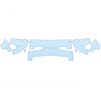 PAINT PROTECTION KIT - 2023 CHEVROLET SILVERADO 1500 ZR2 BUMPER - PRECUT PPF CLEAR BRA WRAP
