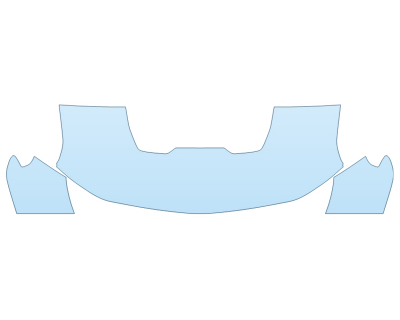 PAINT PROTECTION KIT - 2023 CHEVROLET SILVERADO 1500 ZR2 HF 30 IN(WRAPPED EDGES) - PRECUT PPF CLEAR BRA WRAP