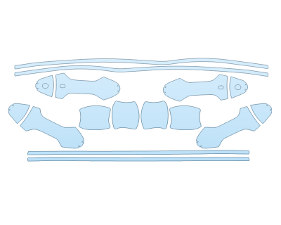 PAINT PROTECTION KIT - 2023 CHEVROLET SILVERADO 1500 ZR2 DOOR CUPS DOOR EDGES - PRECUT PPF CLEAR BRA WRAP