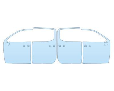 PAINT PROTECTION KIT - 2023 CHEVROLET SILVERADO 1500 ZR2 FULL DOORS - PRECUT PPF CLEAR BRA WRAP