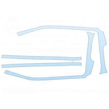 PAINT PROTECTION KIT - 2023 CHEVROLET SILVERADO 1500 ZR2 FULL PILLARS - PRECUT PPF CLEAR BRA WRAP