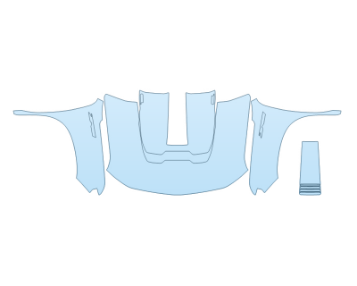 PAINT PROTECTION KIT - 2023 CHEVROLET SILVERADO 1500 ZR2 HF FULL - PRECUT PPF CLEAR BRA WRAP