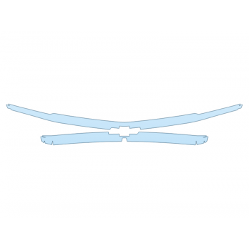 PAINT PROTECTION KIT - 2023 CHEVROLET SUBURBAN RST GRILL - PRECUT PPF CLEAR BRA WRAP