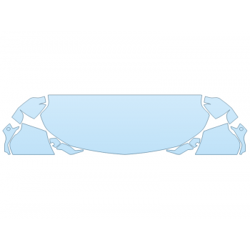 PAINT PROTECTION KIT - 2023 CHEVROLET TAHOE LS HOOD FENDERS MIRRORS 30 IN(WRAPPED EDGES) - PRECUT PPF CLEAR BRA WRAP