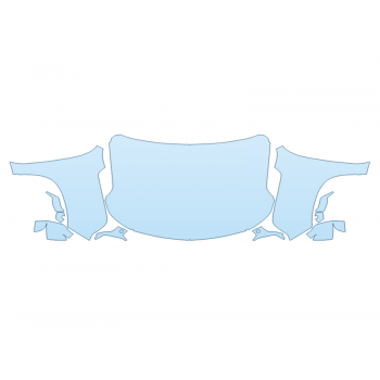 PAINT PROTECTION KIT - 2023 CHEVROLET TAHOE LS FULL HOOD FENDERS MIRRORS - PRECUT PPF CLEAR BRA WRAP