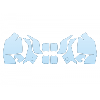 PAINT PROTECTION KIT - 2023 CHEVROLET TAHOE LS MIRRORS DOOR CUPS - PRECUT PPF CLEAR BRA WRAP