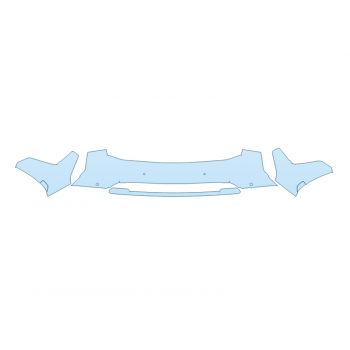 PAINT PROTECTION KIT - 2023 CHEVROLET TAHOE RST BUMPER (MULTI PIECE)WITH SENSORS - PRECUT PPF CLEAR BRA WRAP