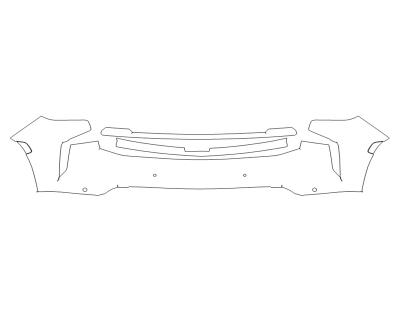 2023 CHEVROLET TAHOE RST BUMPER WITH SENSORS