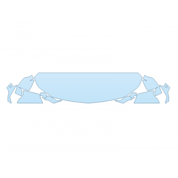 PAINT PROTECTION KIT - 2023 CHEVROLET TAHOE RST HOOD FENDERS MIRRORS 24 INCH (WRAPPED EDGES) - PRECUT PPF CLEAR BRA WRAP