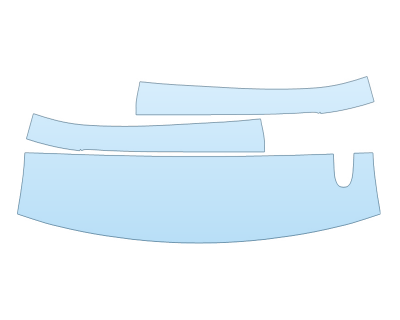 PAINT PROTECTION KIT - 2023 CHEVROLET TAHOE RST ROOF PILLARS - PRECUT PPF CLEAR BRA WRAP