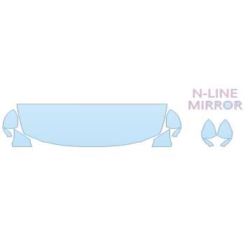 Precut PPF Kit – Clear Bra Paint Protection Film PAINT PROTECTION KIT - 2023 HYUNDAI ELANTRA PREFERRED HYBRID HOOD FENDERS MIRRORS 24 INCH - PRECUT PPF CLEAR BRA WRAP