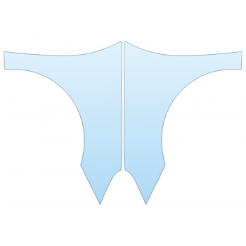 PAINT PROTECTION KIT - 2023 HYUNDAI ELANTRA PREFERRED HYBRID FULL FENDERS(WRAPPED EDGES) - PRECUT PPF CLEAR BRA WRAP