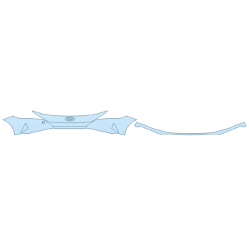 PAINT PROTECTION KIT - 2023 HYUNDAI ELANTRA ULTIMATE HYBRID BUMPER (MULTI PIECE) - PRECUT PPF CLEAR BRA WRAP