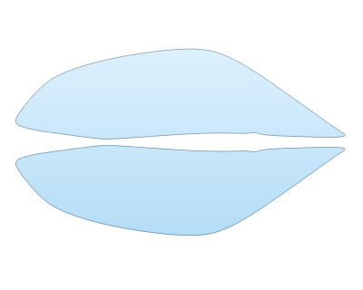 PAINT PROTECTION KIT - 2023 HYUNDAI IONIQ 6 LIMITED HEADLIGHTS - PRECUT PPF CLEAR BRA WRAP