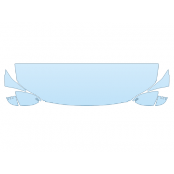 PAINT PROTECTION KIT - 2023 HYUNDAI IONIQ 6 PREFERRED HOOD FENDERS MIRRORS 24 INCH (WRAPPED EDGES) - PRECUT PPF CLEAR BRA WRAP