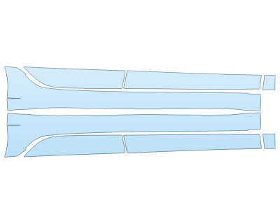 PAINT PROTECTION KIT - 2023 HYUNDAI IONIQ 6 PREFERRED ROCKERS - PRECUT PPF CLEAR BRA WRAP