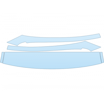 PAINT PROTECTION KIT - 2023 HYUNDAI IONIQ 6 PREFERRED ROOF PILLARS - PRECUT PPF CLEAR BRA WRAP