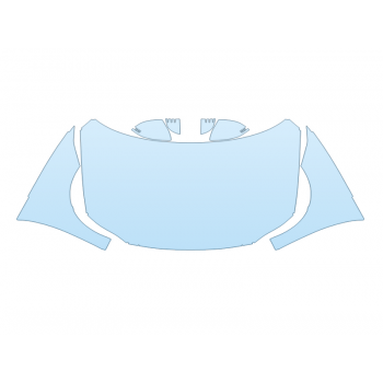 PAINT PROTECTION KIT - 2023 HYUNDAI IONIQ 6 SE FULL HOOD FENDERS MIRRORS(WRAPPED EDGES) - PRECUT PPF CLEAR BRA WRAP