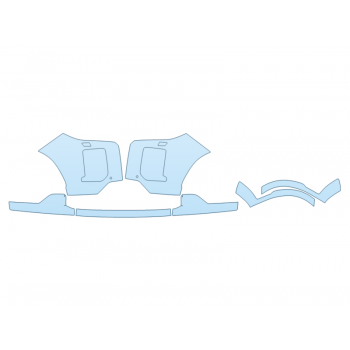 Precut PPF Kit – Clear Bra Paint Protection Film PAINT PROTECTION KIT - 2025 HYUNDAI PALISADE XRT BUMPER WITH SENSORS - PRECUT PPF CLEAR BRA WRAP