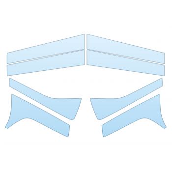 Precut PPF Kit – Clear Bra Paint Protection Film PAINT PROTECTION KIT - 2025 HYUNDAI PALISADE XRT B PILLARS - PRECUT PPF CLEAR BRA WRAP