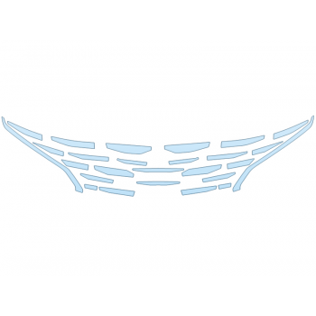 PAINT PROTECTION KIT - 2023 HYUNDAI SANTA CRUZ NIGHT GRILL - PRECUT PPF CLEAR BRA WRAP