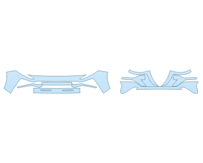 PAINT PROTECTION KIT - 2023 HYUNDAI SANTA FE ULTIMATE CALLIGRAPHY BUMPER (MULTI PIECE) - PRECUT PPF CLEAR BRA WRAP