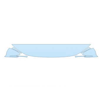 PAINT PROTECTION KIT - 2023 HYUNDAI TUCSON HYBRID BLUE HOOD FENDERS MIRRORS 12 INCH (WRAPPED EDGES) - PRECUT PPF CLEAR BRA WRAP