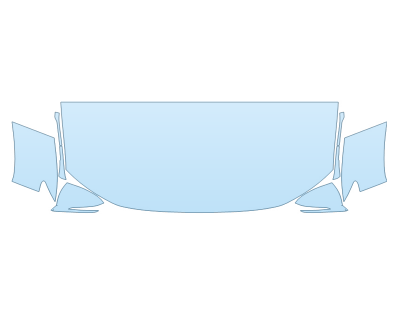 PAINT PROTECTION KIT - 2023 HYUNDAI TUCSON HYBRID BLUE HOOD FENDERS MIRRORS 30 IN - PRECUT PPF CLEAR BRA WRAP
