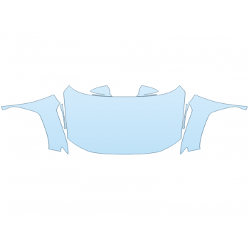 PAINT PROTECTION KIT - 2023 HYUNDAI TUCSON HYBRID BLUE FULL HOOD FENDERS MIRRORS - PRECUT PPF CLEAR BRA WRAP